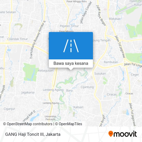 Peta GANG Haji Toncit III