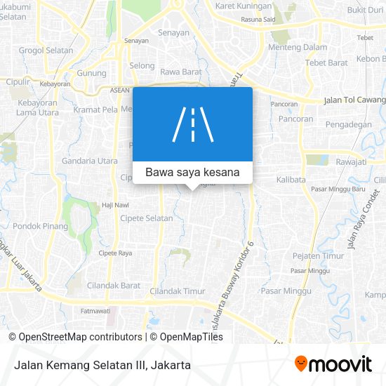 Peta Jalan Kemang Selatan III