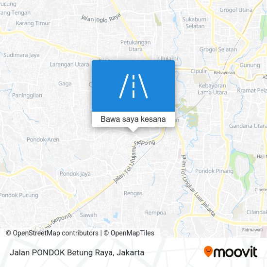 Peta Jalan PONDOK Betung Raya