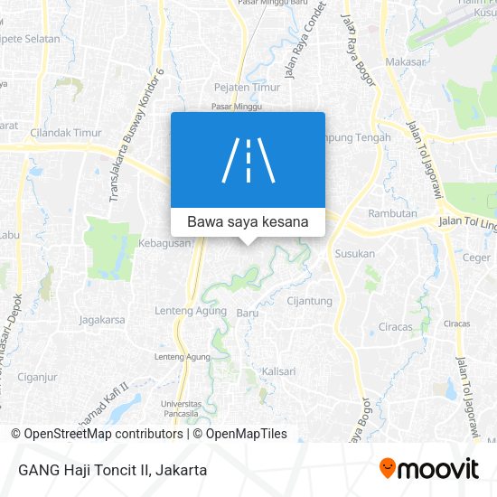 Peta GANG Haji Toncit II