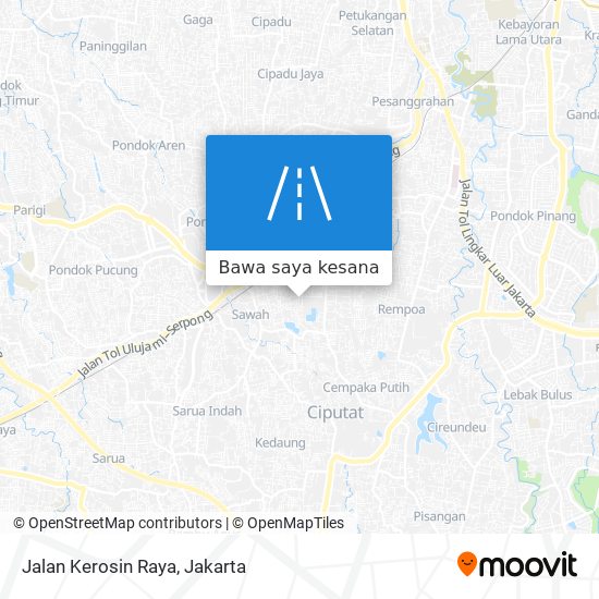 Peta Jalan Kerosin Raya