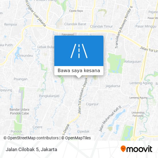 Peta Jalan Cilobak 5