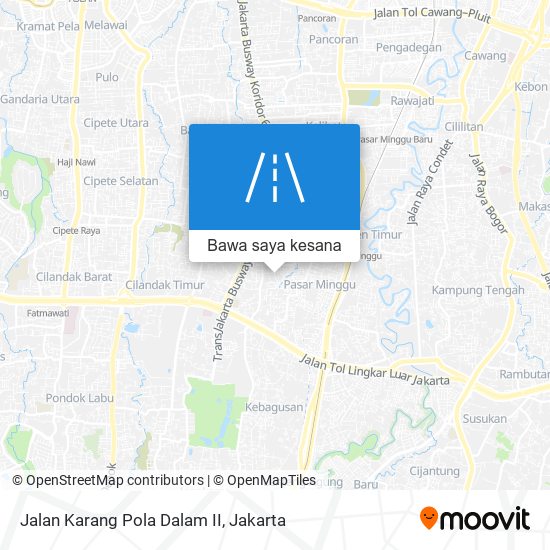 Peta Jalan Karang Pola Dalam II