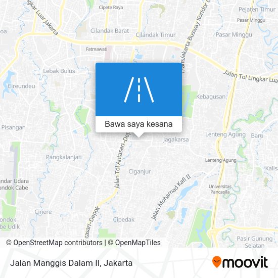 Peta Jalan Manggis Dalam II
