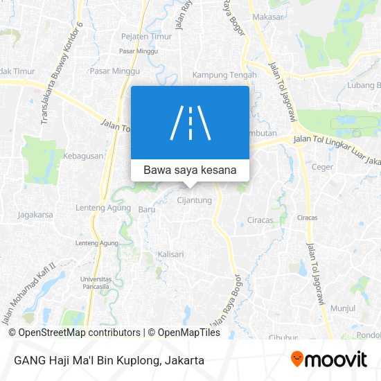 Peta GANG Haji Ma'I Bin Kuplong