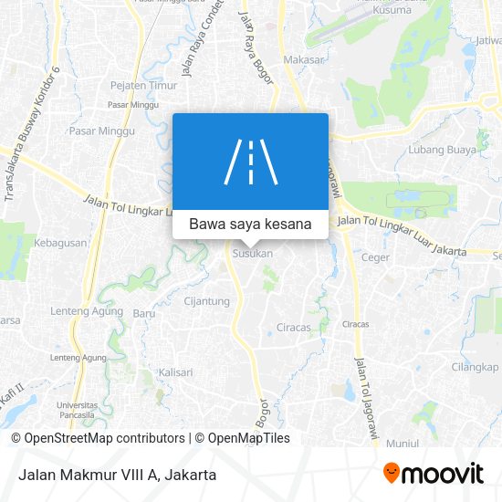 Peta Jalan Makmur VIII A
