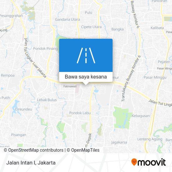 Peta Jalan Intan I