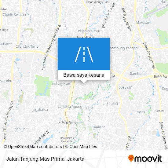 Peta Jalan Tanjung Mas Prima
