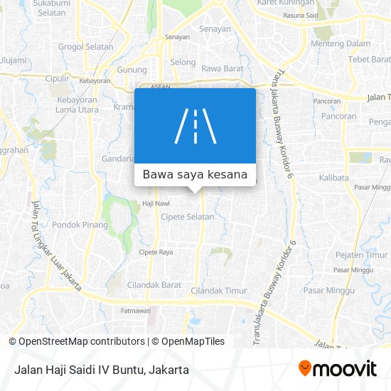 Peta Jalan Haji Saidi IV Buntu