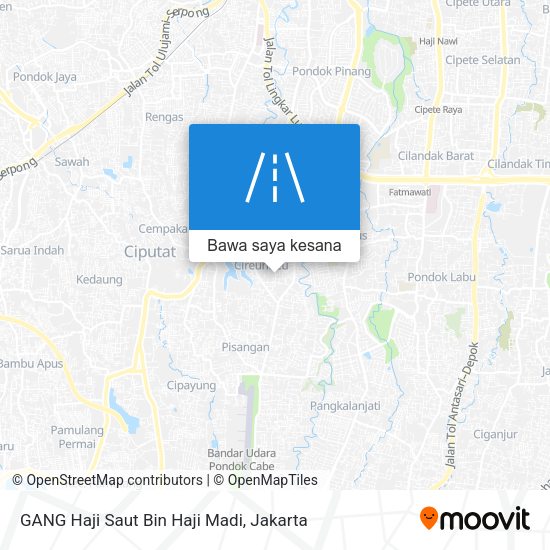 Peta GANG Haji Saut Bin Haji Madi