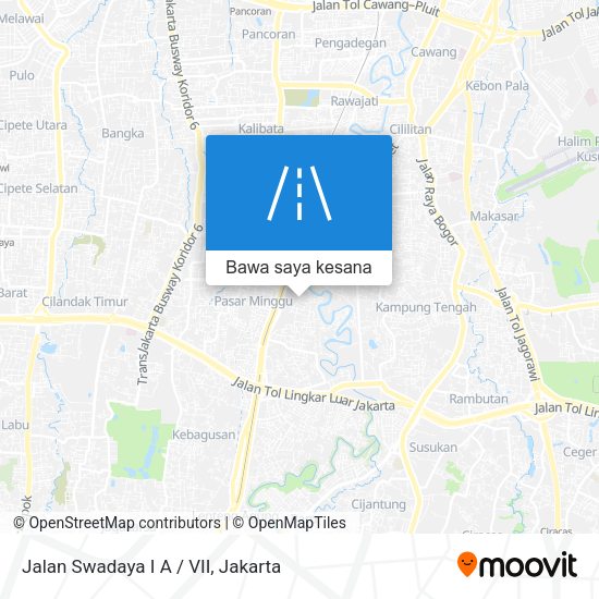 Peta Jalan Swadaya I A / VII