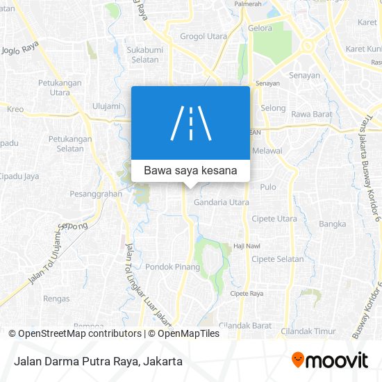 Peta Jalan Darma Putra Raya