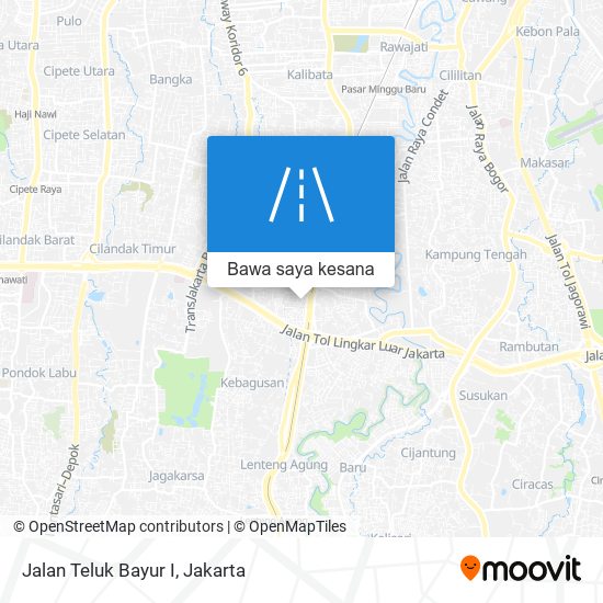 Peta Jalan Teluk Bayur I