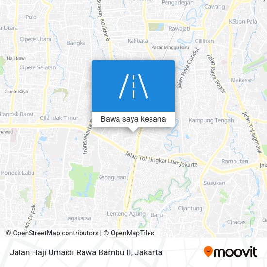 Peta Jalan Haji Umaidi Rawa Bambu II
