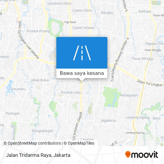 Peta Jalan Tridarma Raya