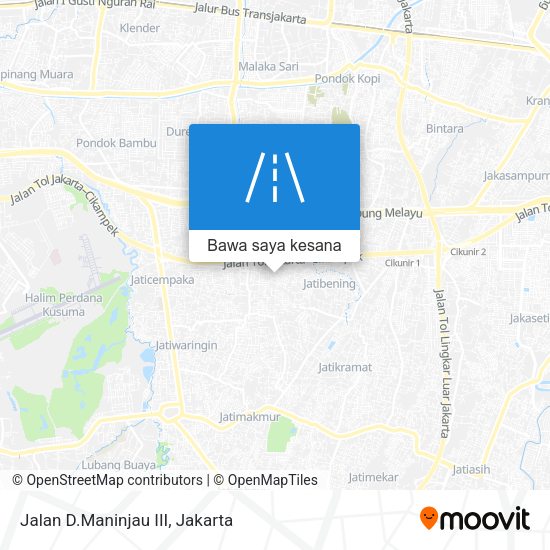 Peta Jalan D.Maninjau III
