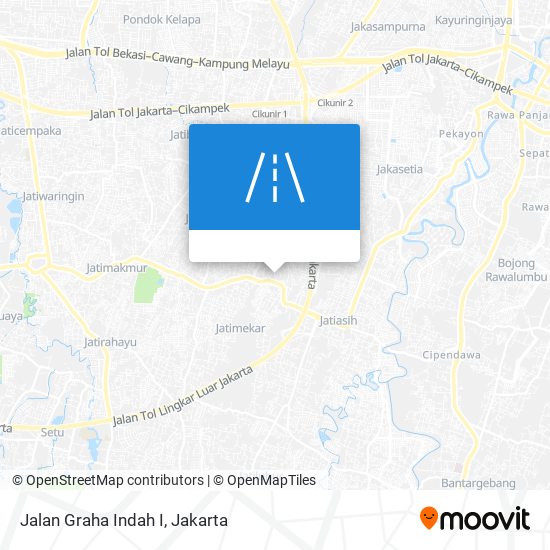 Peta Jalan Graha Indah I