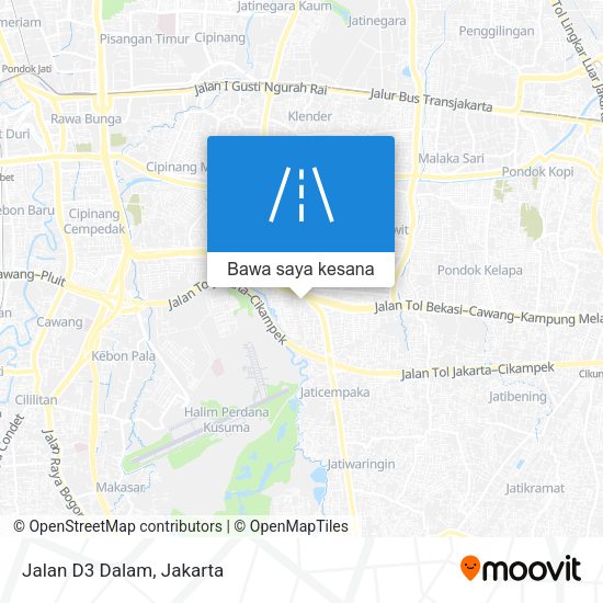 Peta Jalan D3 Dalam