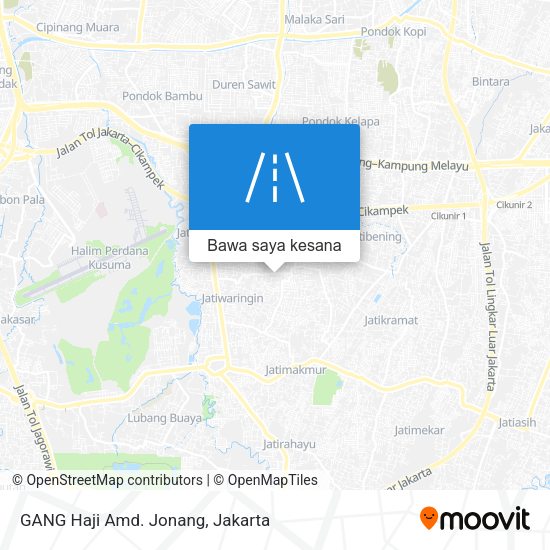 Peta GANG Haji Amd. Jonang