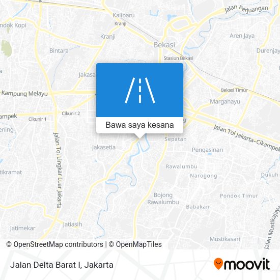 Peta Jalan Delta Barat I