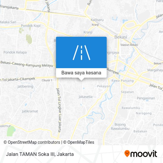 Peta Jalan TAMAN Soka III