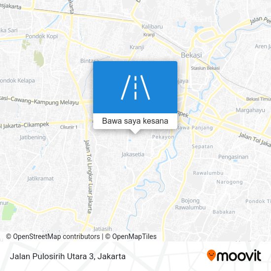 Peta Jalan Pulosirih Utara 3