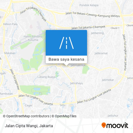 Peta Jalan Cipta Wangi