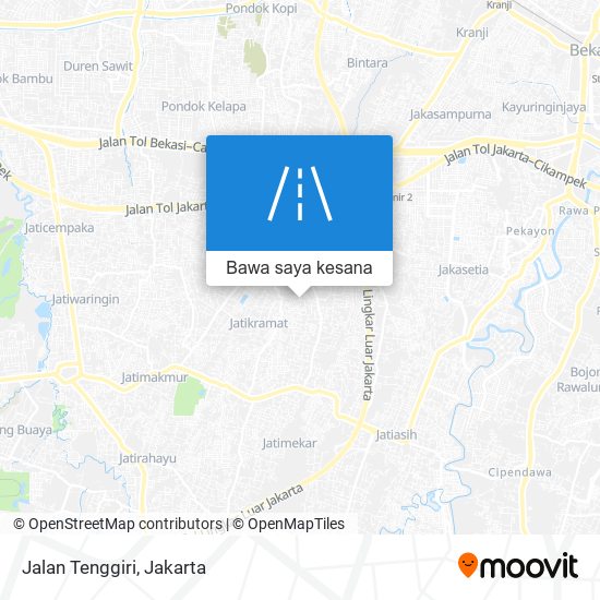 Peta Jalan Tenggiri