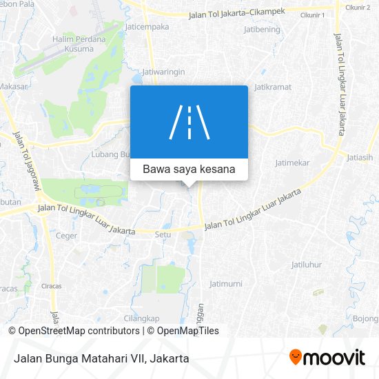 Peta Jalan Bunga Matahari VII