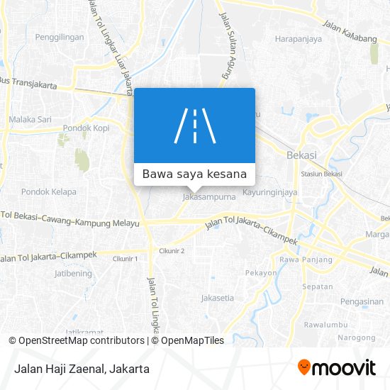 Peta Jalan Haji Zaenal