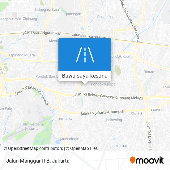 Peta Jalan Manggar II B