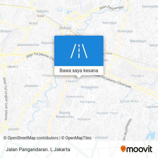 Peta Jalan Pangandaran. I