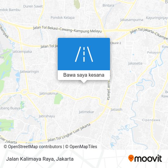 Peta Jalan Kalimaya Raya