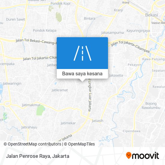 Peta Jalan Penrose Raya