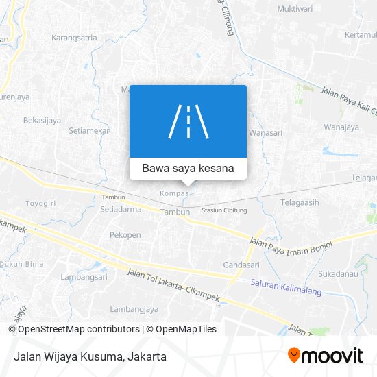 Peta Jalan Wijaya Kusuma