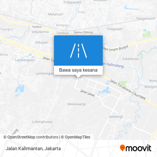 Peta Jalan Kalimantan