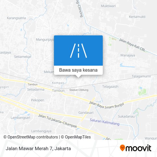 Peta Jalan Mawar Merah 7