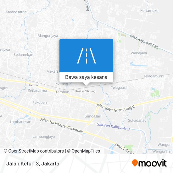 Peta Jalan Keturi 3