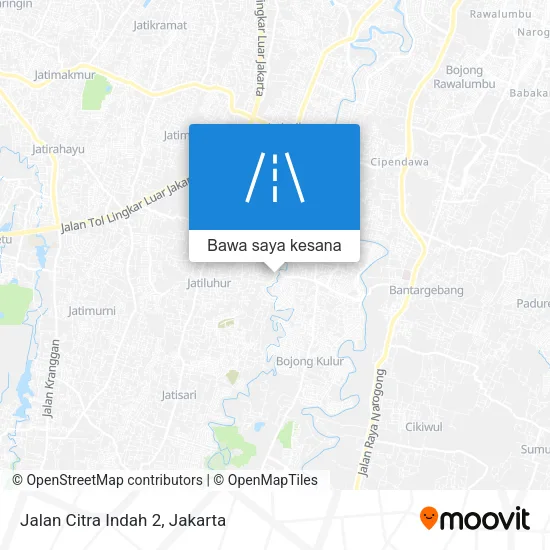 Peta Jalan Citra Indah 2