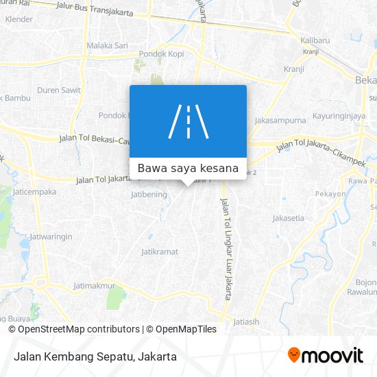 Peta Jalan Kembang Sepatu