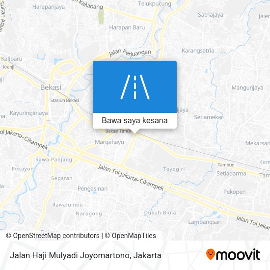 Peta Jalan Haji Mulyadi Joyomartono