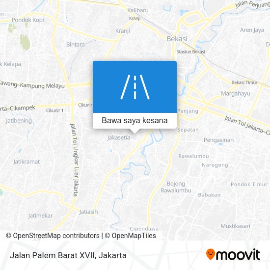 Peta Jalan Palem Barat XVII