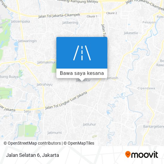 Peta Jalan Selatan 6