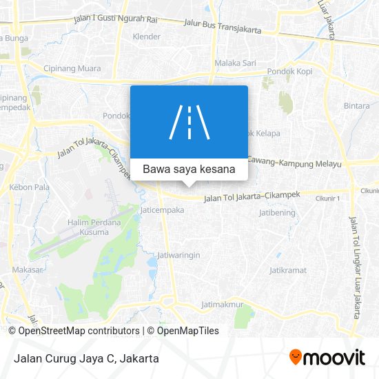 Peta Jalan Curug Jaya C