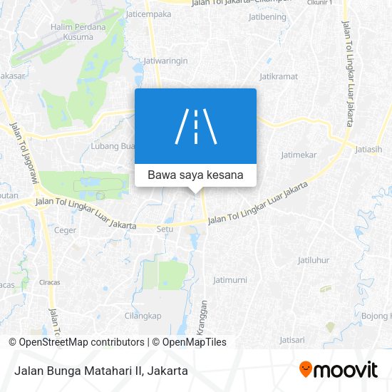 Peta Jalan Bunga Matahari II