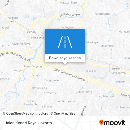 Peta Jalan Kenari Raya