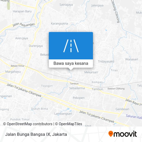 Peta Jalan Bunga Bangsa IX