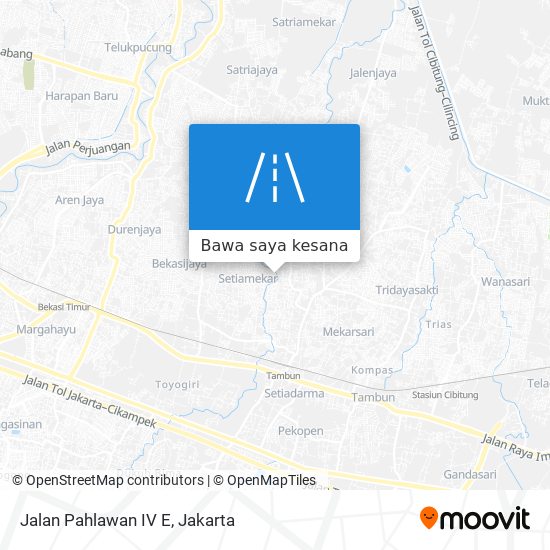 Peta Jalan Pahlawan IV E