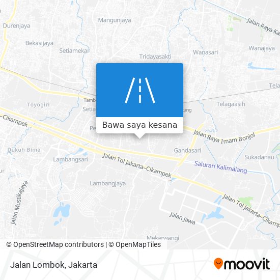 Peta Jalan Lombok