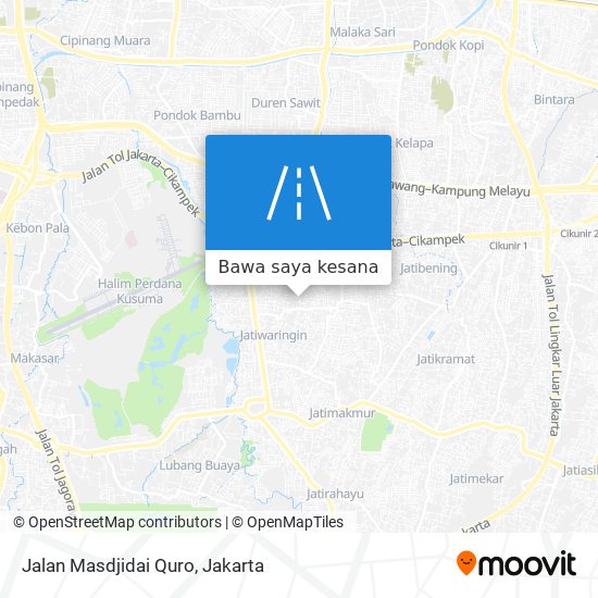 Peta Jalan Masdjidai Quro